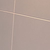 Matt white porcelain tiles image